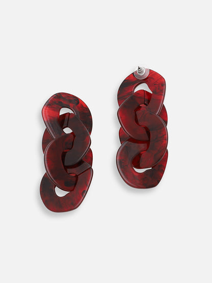 GOLD PLATED PARTY DESIGNER DROP EARRING FOR WOMEN
