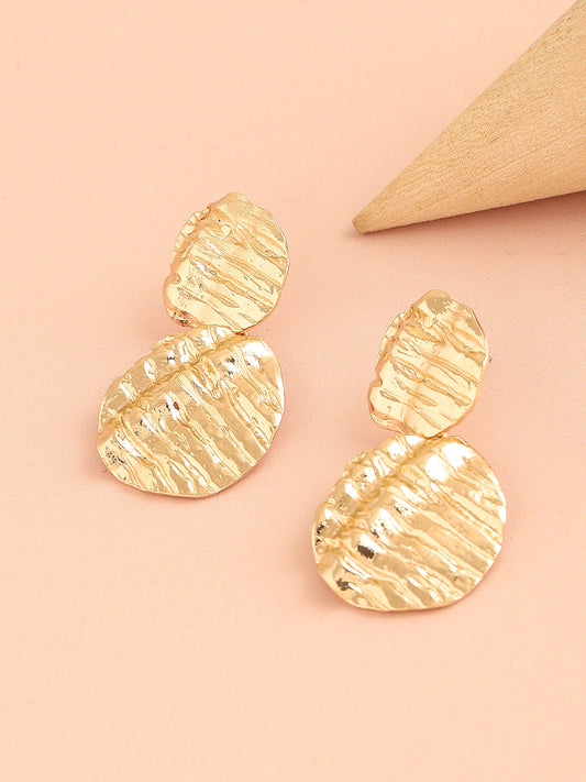 GOLD PLATED PARTY DESIGNER DROP EARRING FOR WOMEN