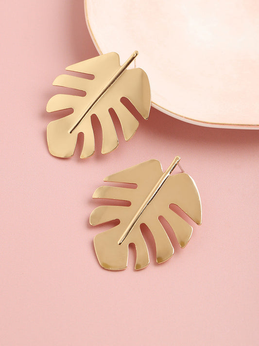 GOLD PLATED PARTY DESIGNER DROP EARRING FOR WOMEN