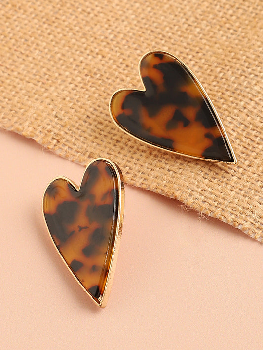 GOLD PLATED PARTY DESIGNER STUD FOR WOMEN