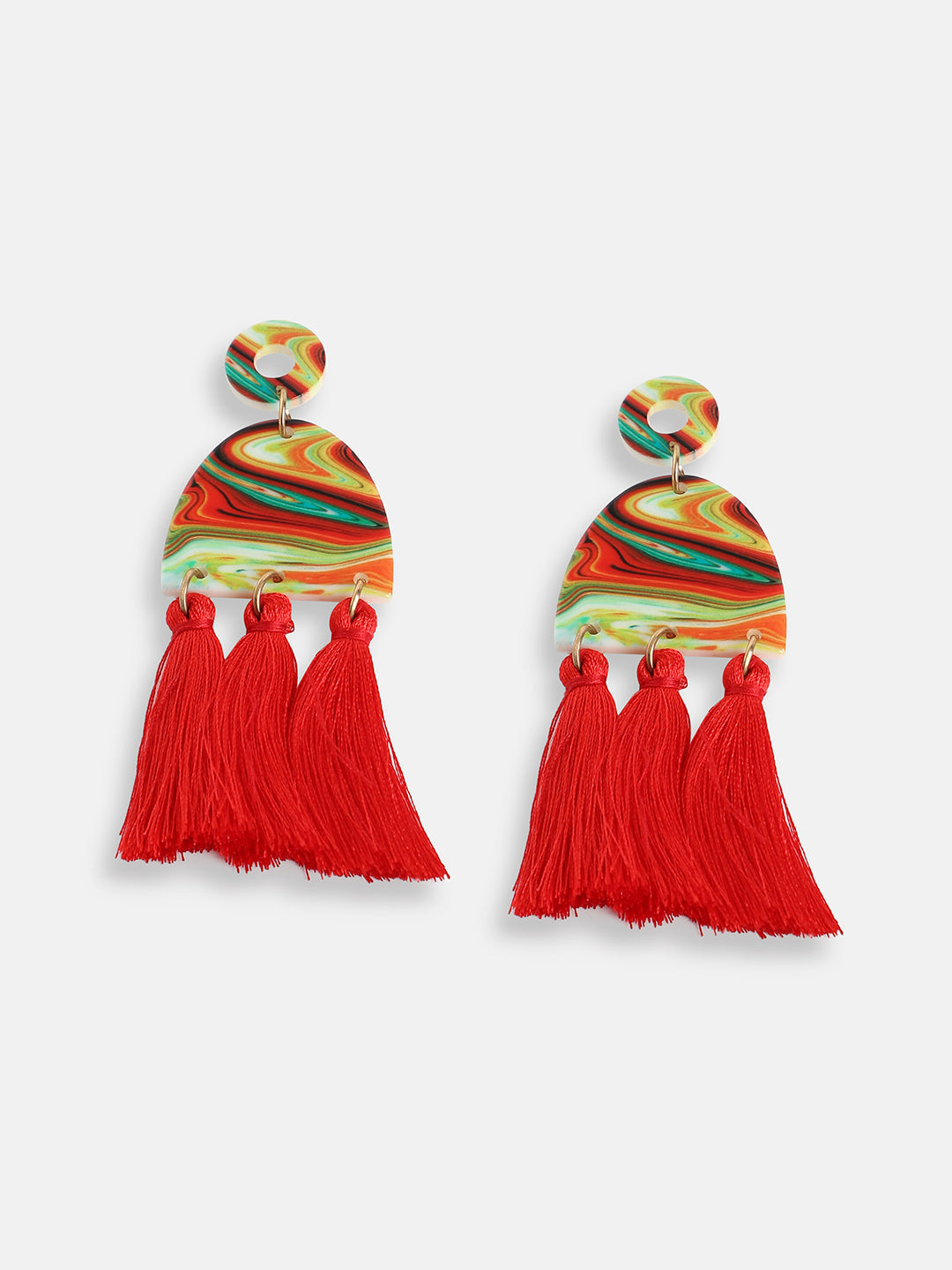 GOLD PLATED PARTY DESIGNER DROP EARRING FOR WOMEN