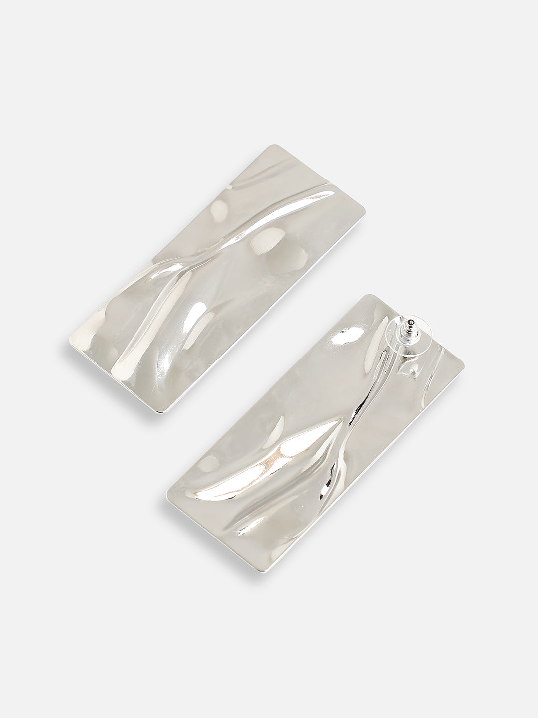 SILVER PLATED PARTY DESIGNER DROP EARRING FOR WOMEN