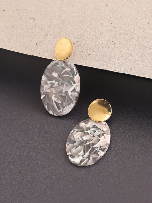 GOLD PLATED PARTY DESIGNER DROP EARRING FOR WOMEN