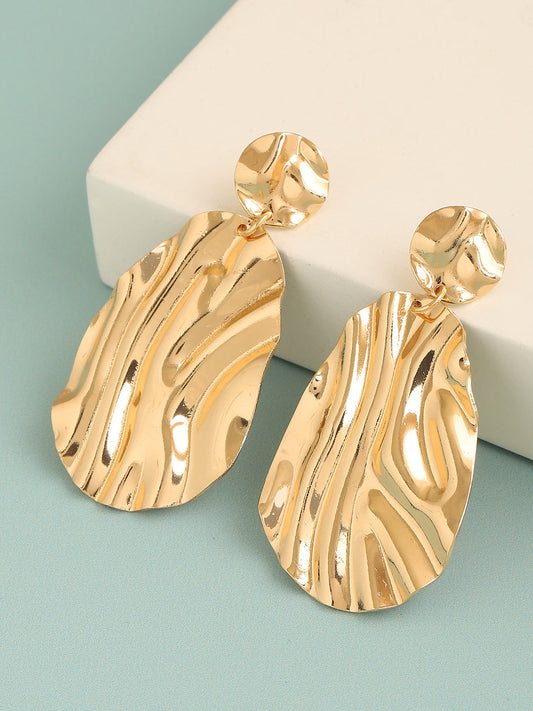 GOLD PLATED PARTY DESIGNER DROP EARRING FOR WOMEN