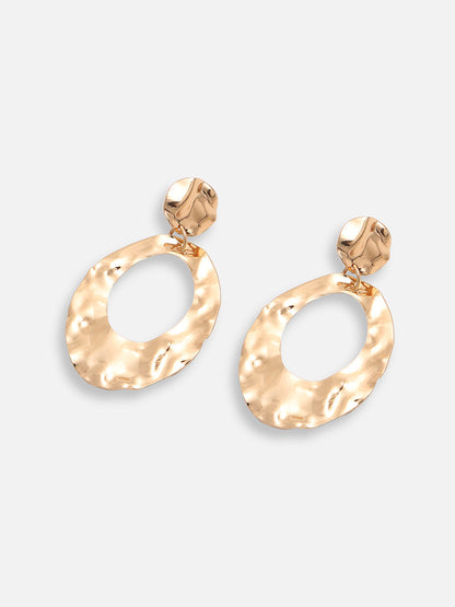 GOLD PLATED PARTY DESIGNER DROP EARRING FOR WOMEN