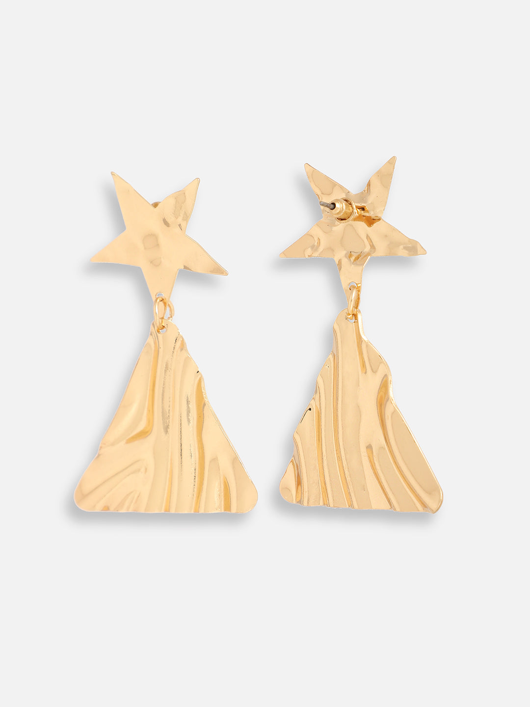 GOLD PLATED PARTY DESIGNER DROP EARRING FOR WOMEN
