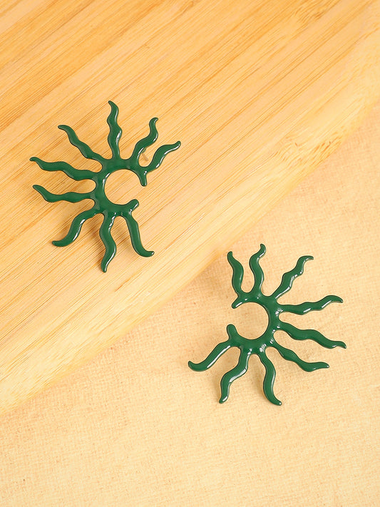 Gold Plated Party Designer Stud For Women