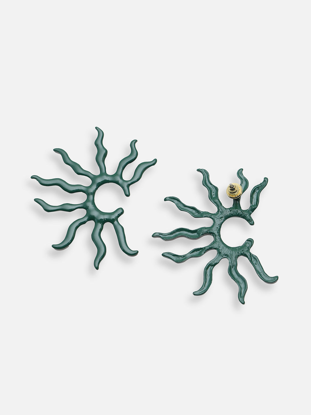 Gold Plated Party Designer Stud For Women