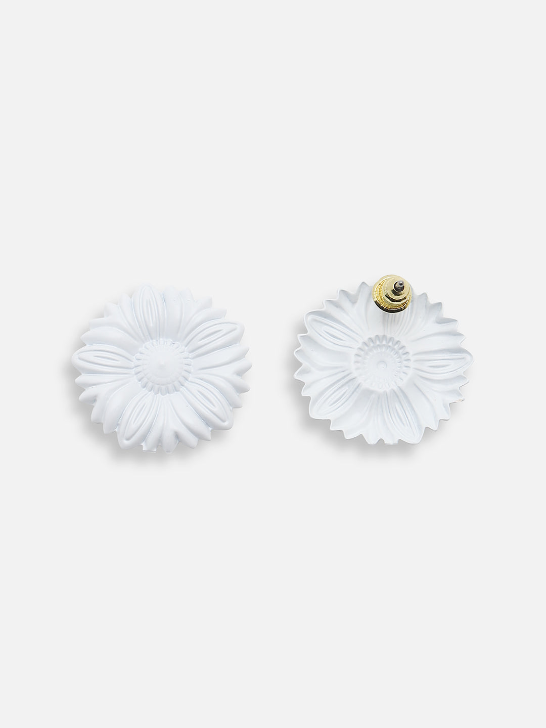 GOLD PLATED PARTY DESIGNER STONE STUD FOR WOMEN