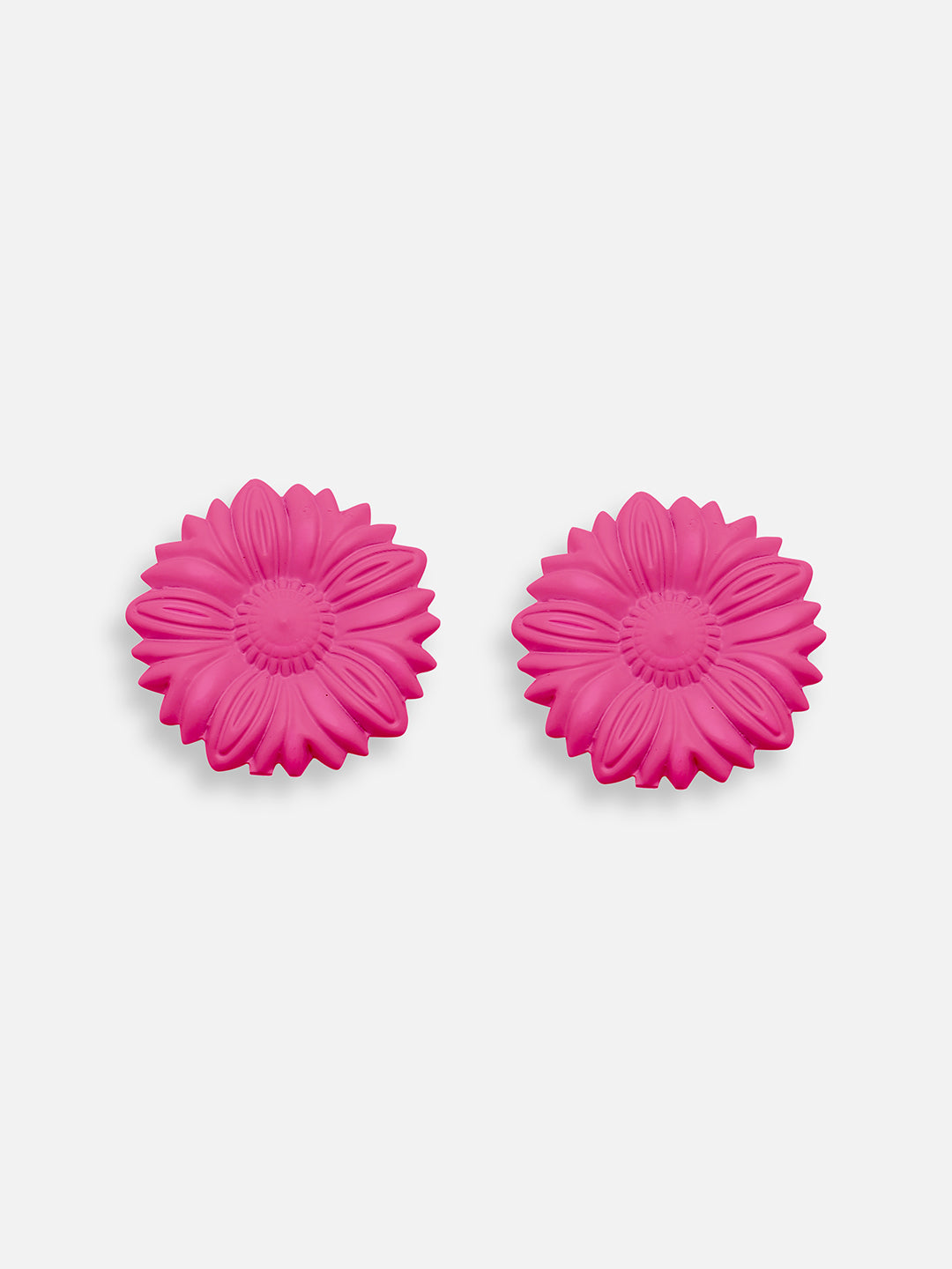 GOLD PLATED PARTY DESIGNER STONE STUD FOR WOMEN