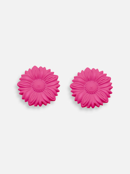 GOLD PLATED PARTY DESIGNER STONE STUD FOR WOMEN