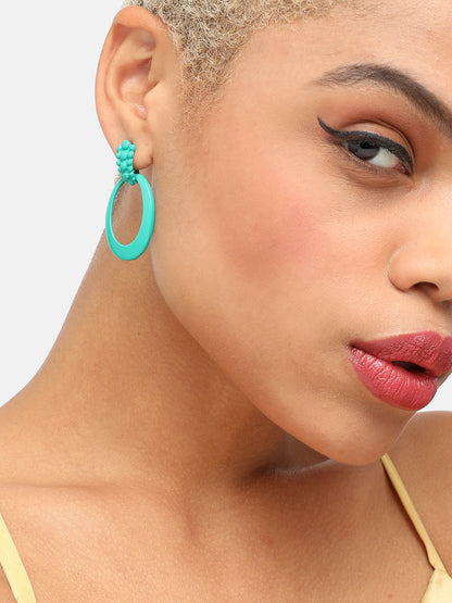 GOLD PLATED PARTY DESIGNER DROP EARRING FOR WOMEN