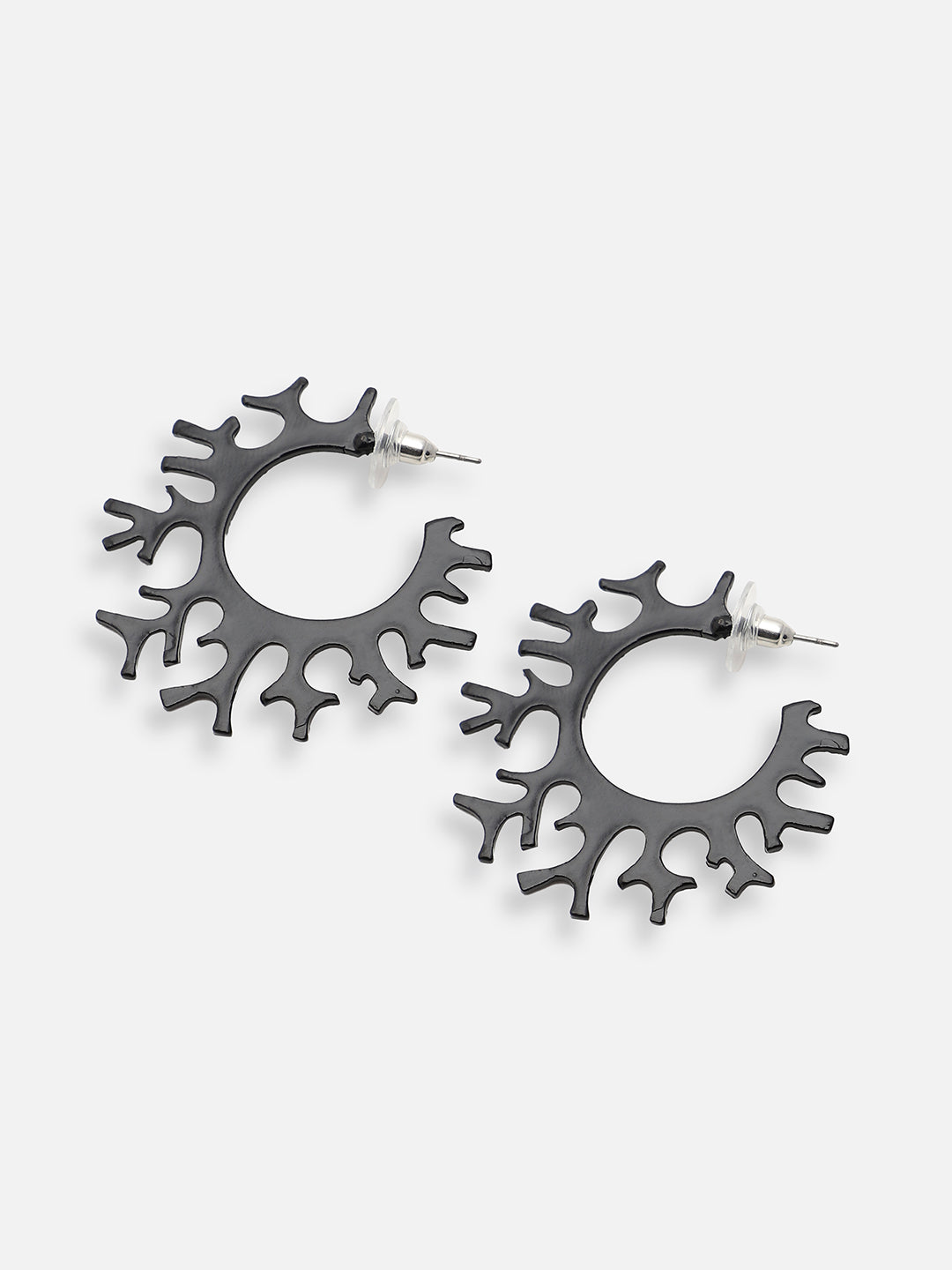 GOLD PLATED PARTY DESIGNER HOOP EARRING FOR WOMEN