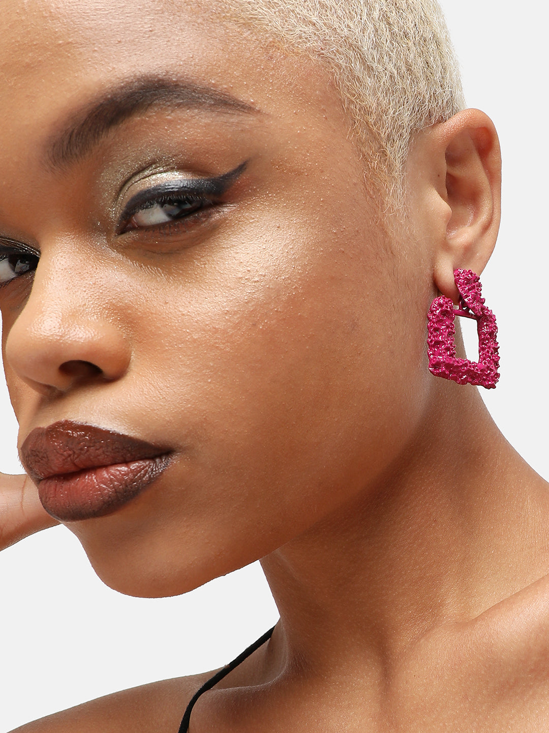 GOLD PLATED PARTY DESIGNER DROP EARRING FOR WOMEN