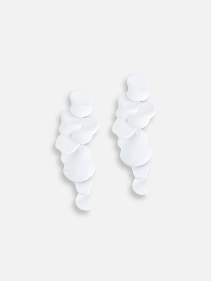 SILVER PLATED PARTY DESIGNER DROP EARRING FOR WOMEN
