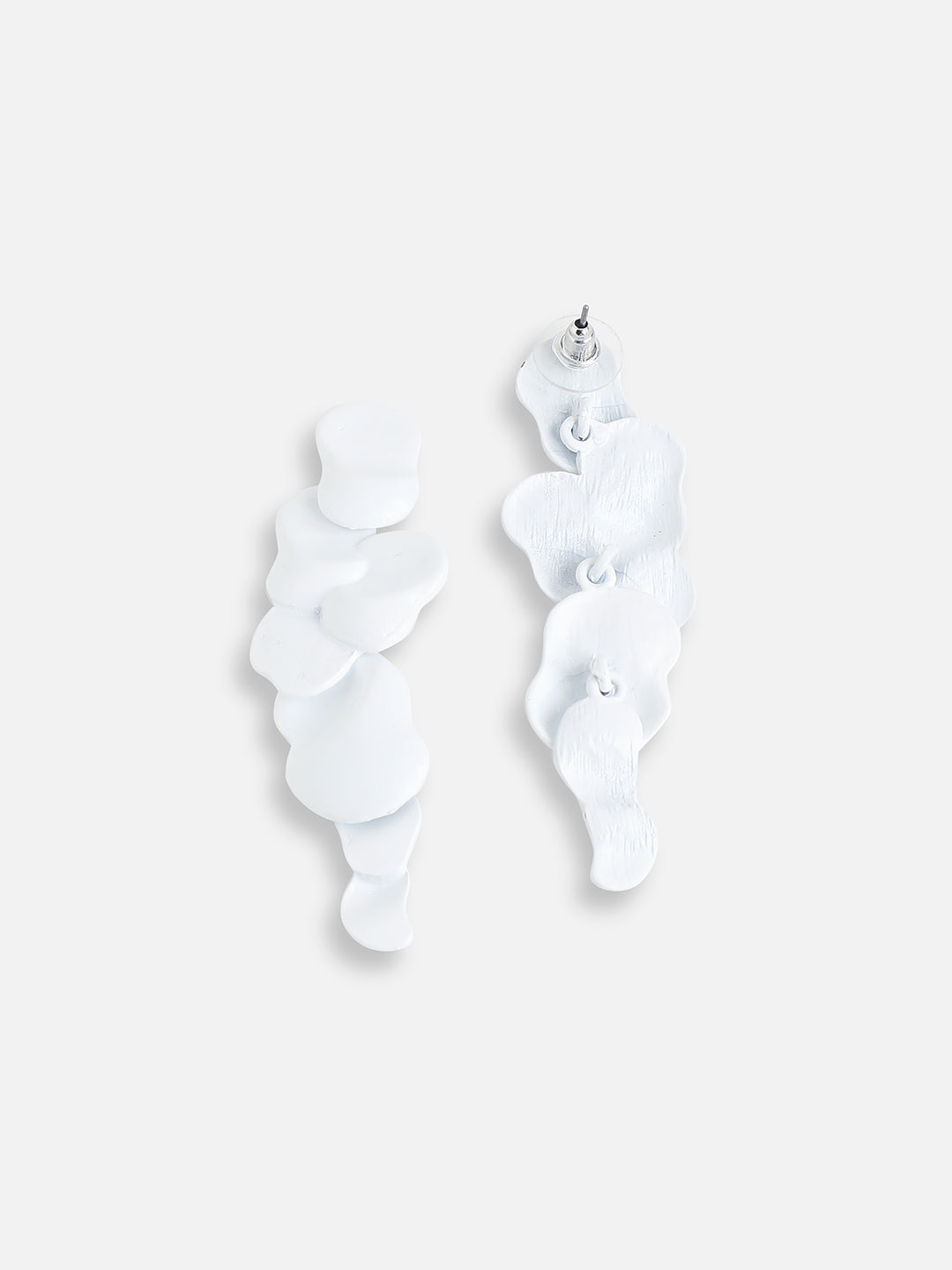 SILVER PLATED PARTY DESIGNER DROP EARRING FOR WOMEN