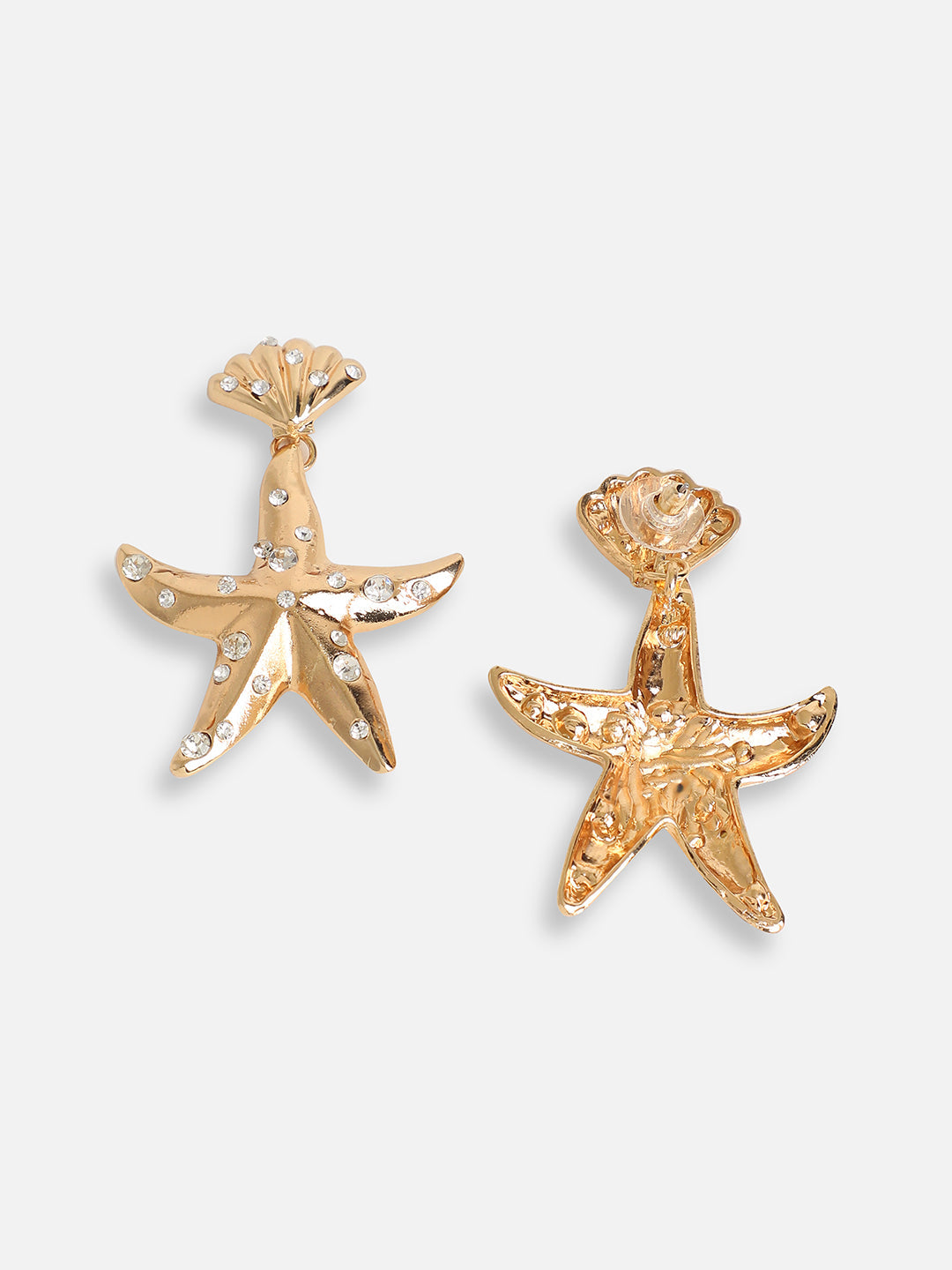 GOLD PLATED PARTY DESIGNER DROP EARRING FOR WOMEN