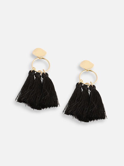 GOLD PLATED PARTY DESIGNER DROP EARRING FOR WOMEN