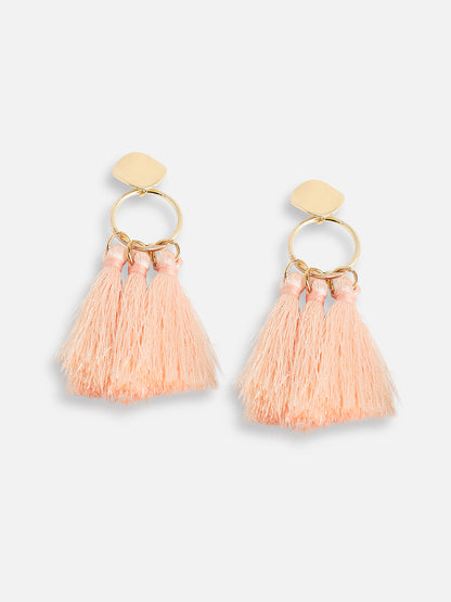 GOLD PLATED PARTY DESIGNER DROP EARRING FOR WOMEN