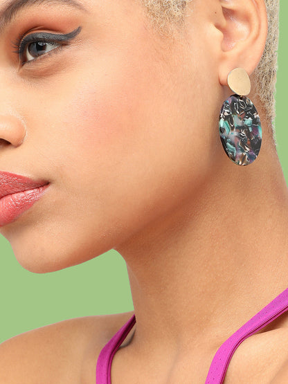 GOLD PLATED PARTY DESIGNER DROP EARRING FOR WOMEN