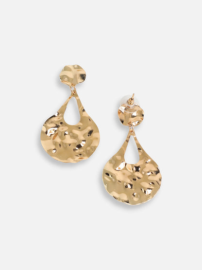 GOLD PLATED PARTY DESIGNER DROP EARRING FOR WOMEN