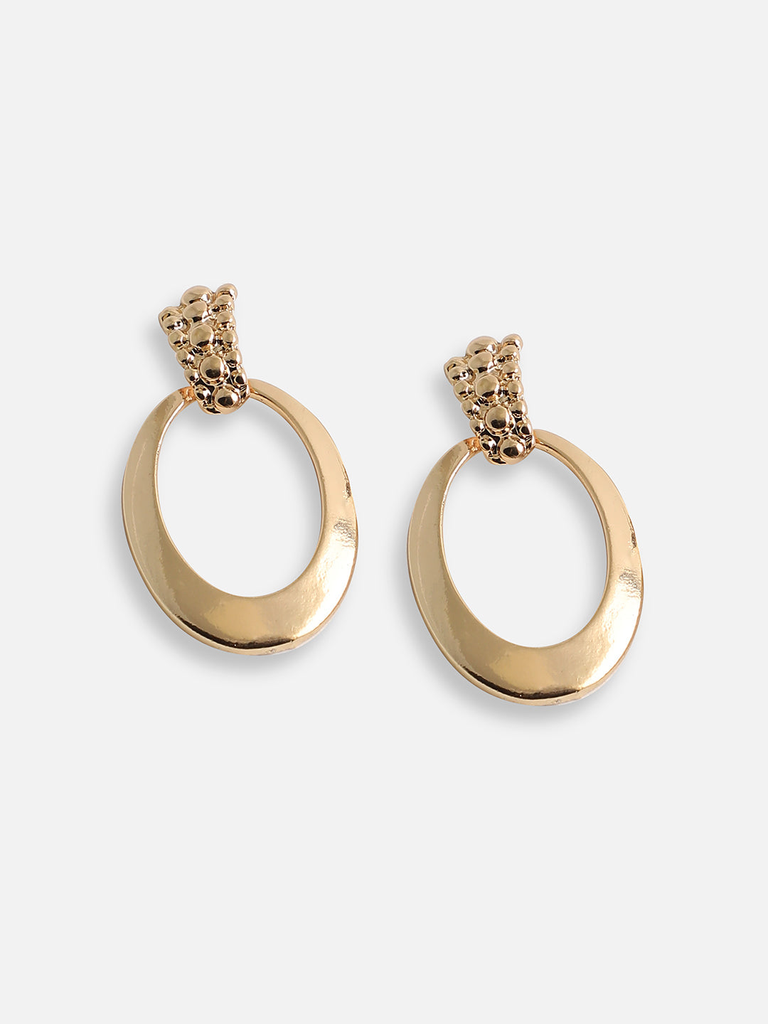 GOLD PLATED PARTY DESIGNER DROP EARRING FOR WOMEN