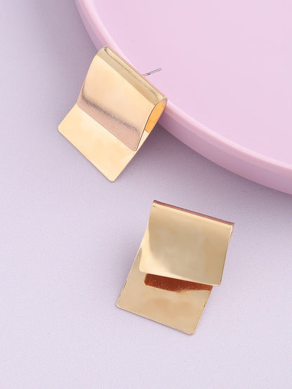 GOLD PLATED PARTY DESIGNER DROP EARRING FOR WOMEN