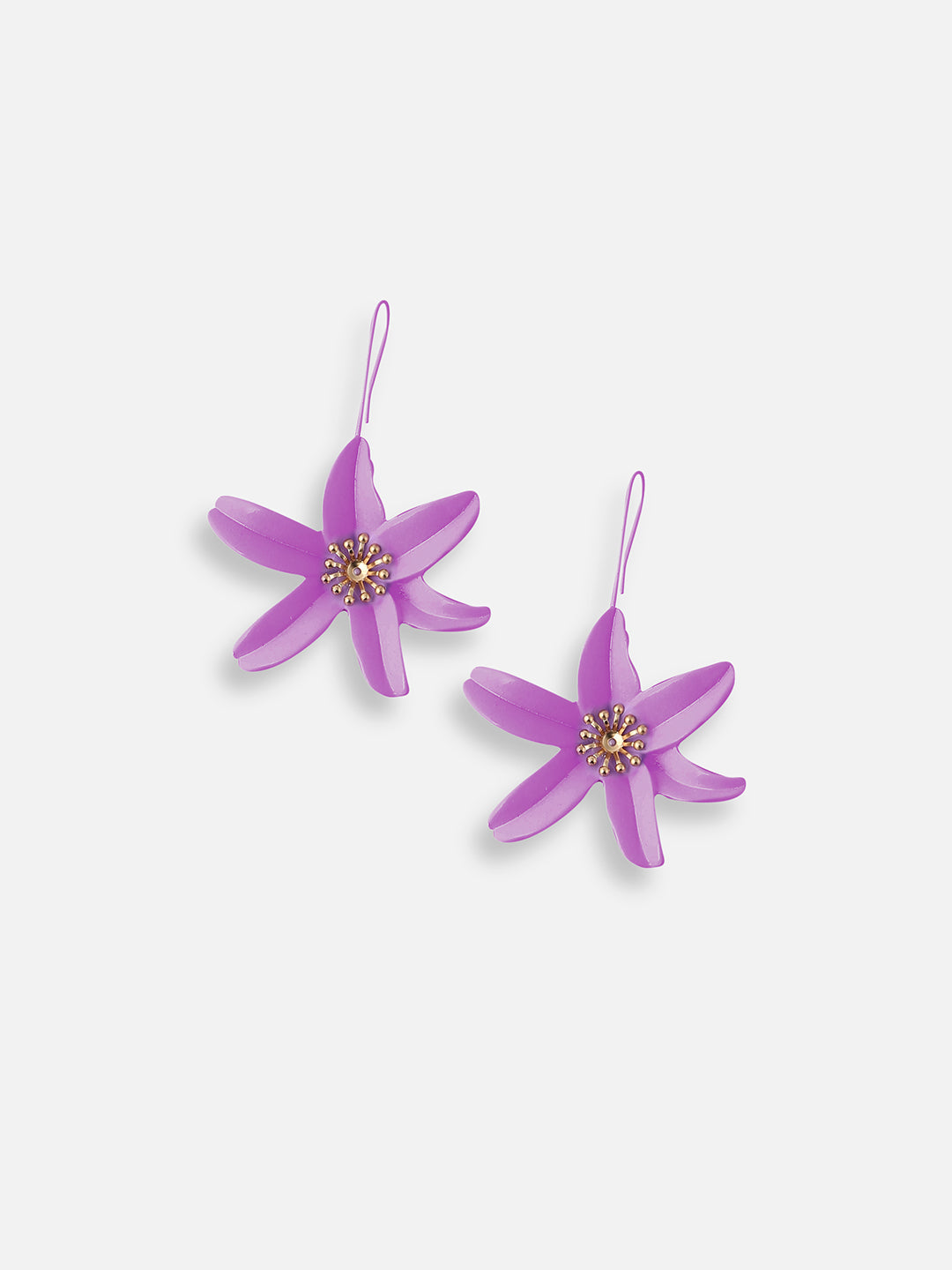 SILVER PLATED DESIGNER DROP EARRINGS
