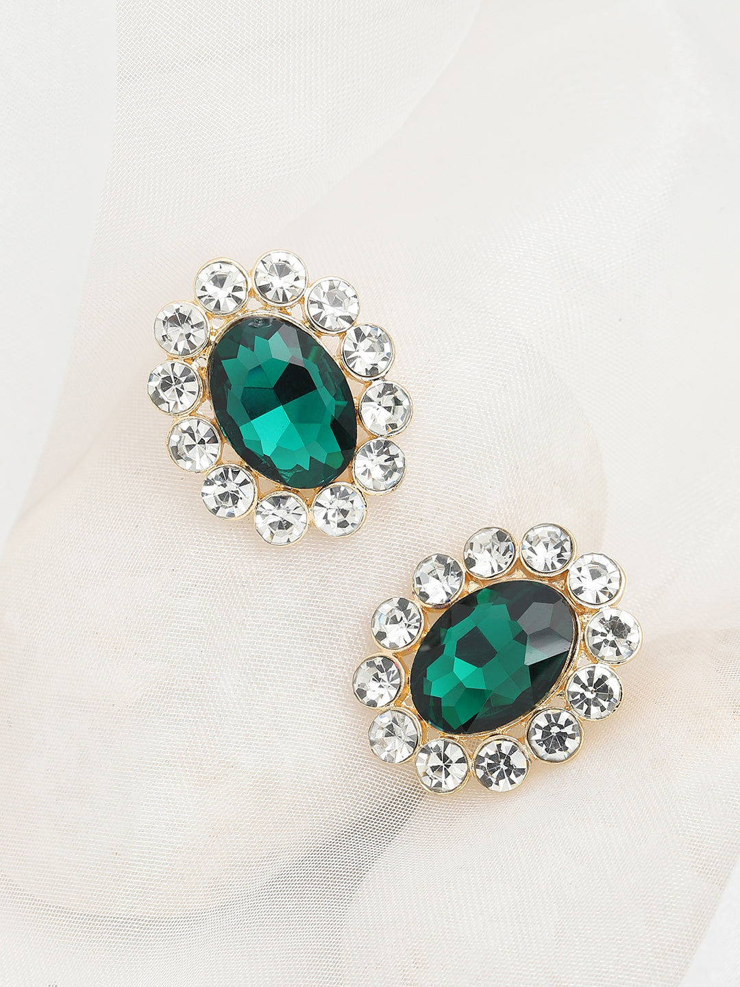 Emerald Charm Earrings