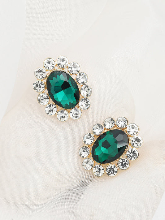 Emerald Charm Earrings