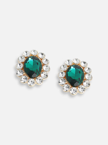 Emerald Charm Earrings