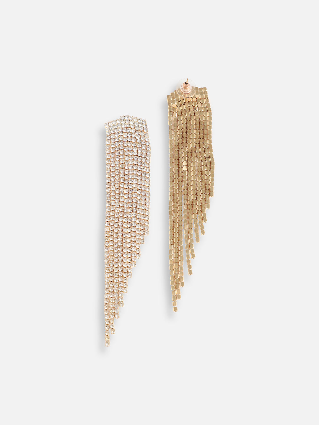 Silver Plated Designer Stone Party Drop Earring For Women