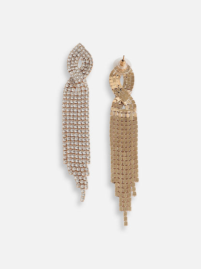 Silver Plated Designer Stone Party Drop Earring For Women