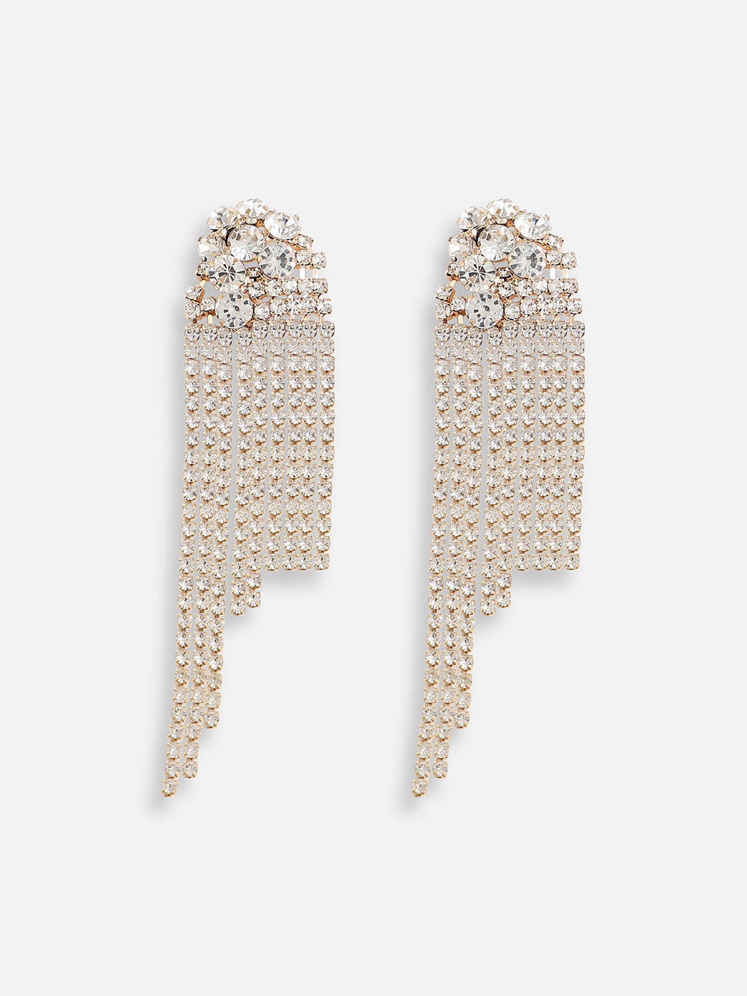 Silver Plated Designer Stone Party Drop Earring For Women