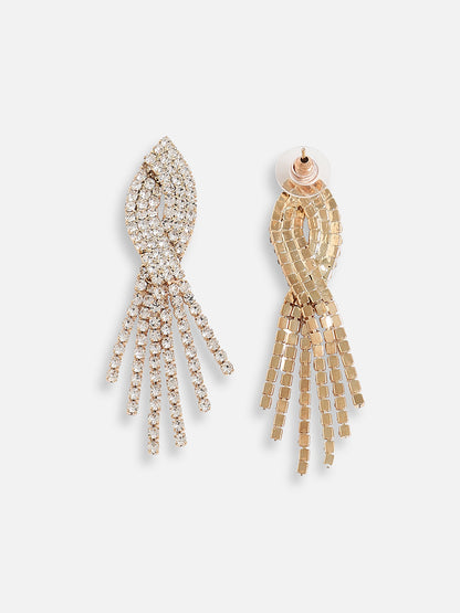 Silver Plated Designer Stone Party Drop Earring For Women