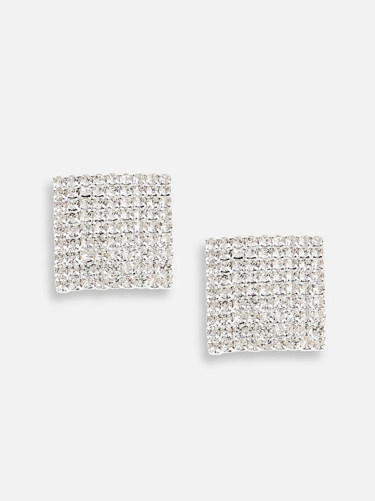 Nadia Square Stud Earrings