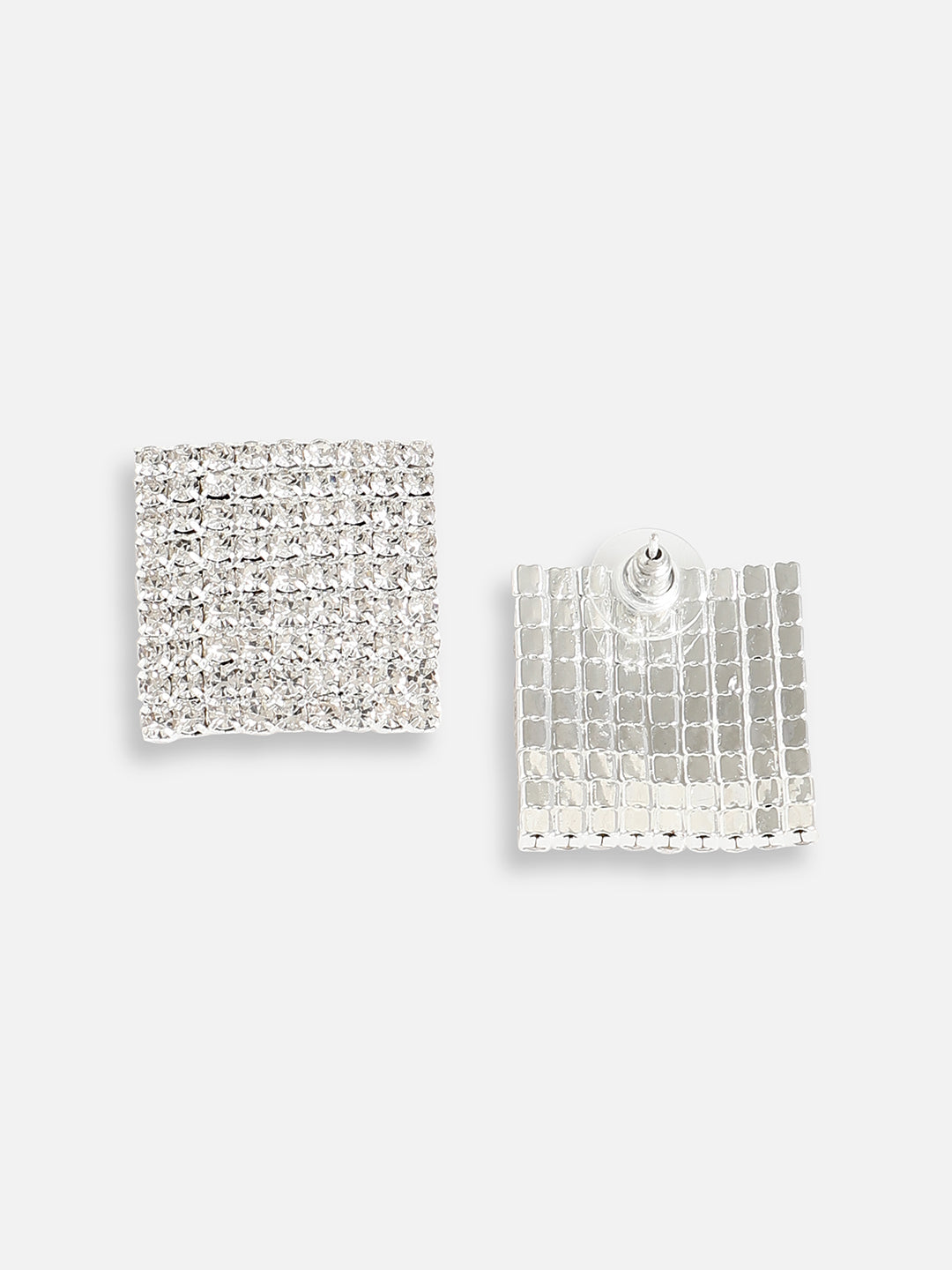 Nadia Square Stud Earrings