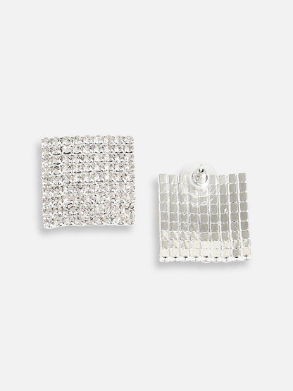 Nadia Square Stud Earrings