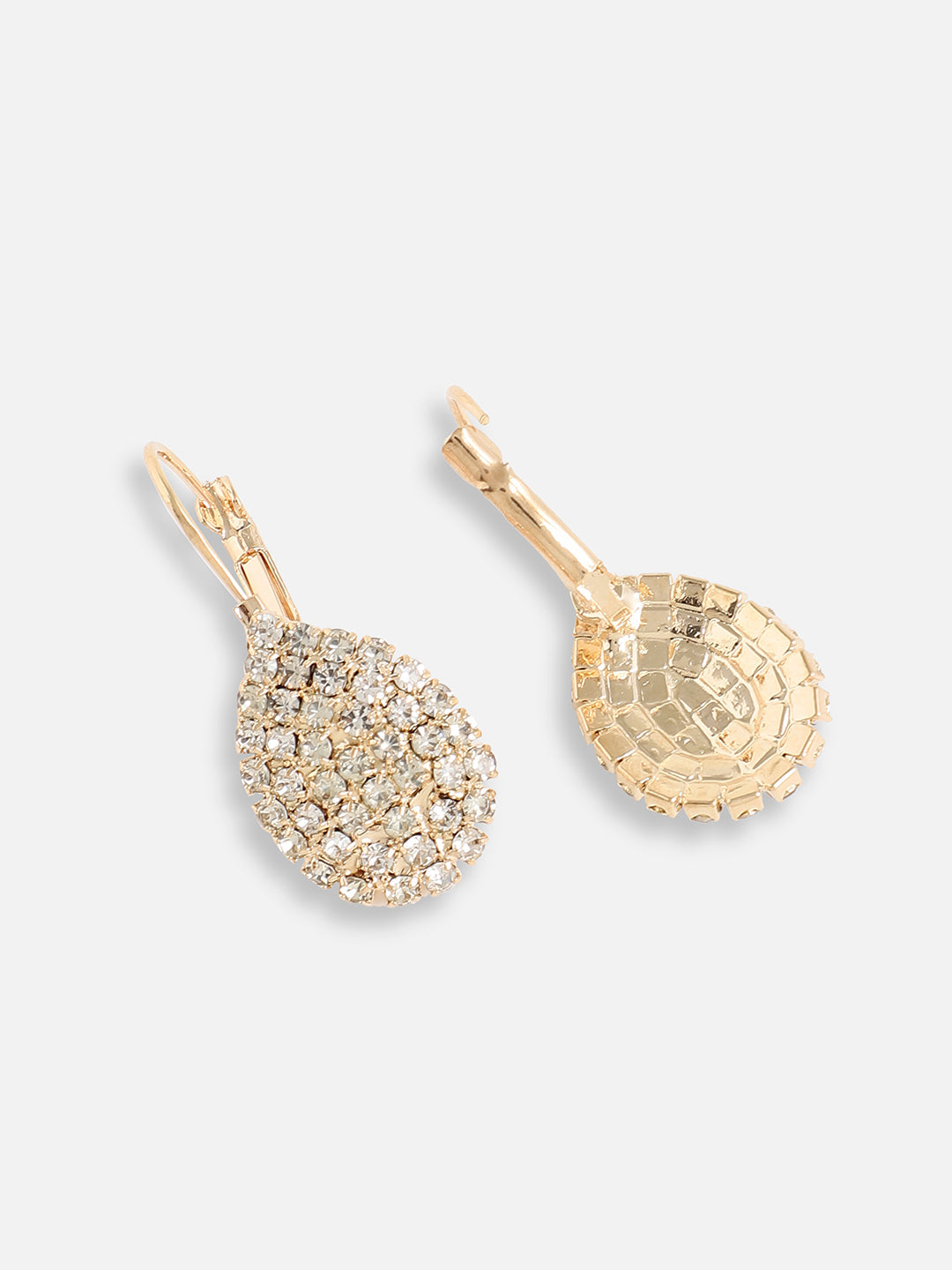 Gold Plated Designer Stone Party Drop Earring For Women