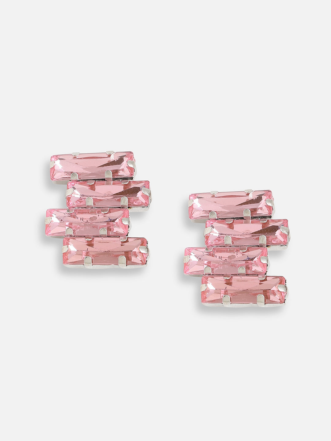 Gold Plated Designer Stone Party Stud For Women