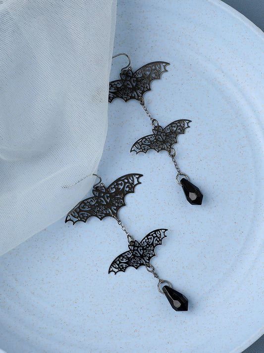 Silver Plated Designer Stone Casual Drop Earring For Women