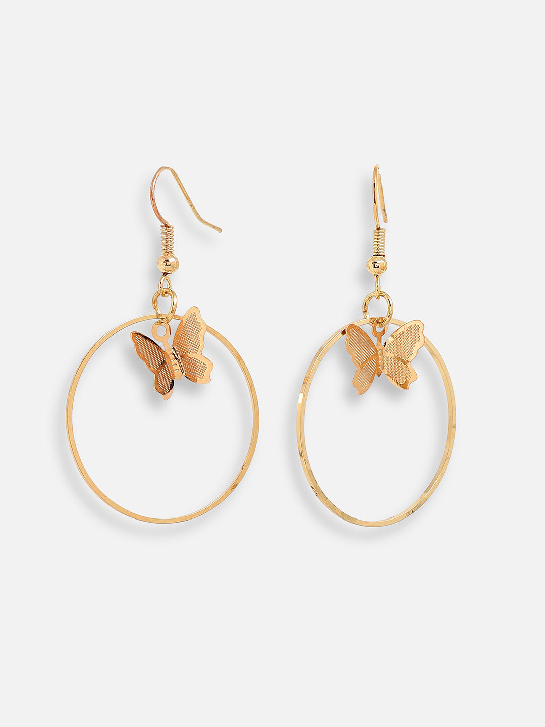 GOLD PLATED DESIGNER PARTY DROP EARRING FOR WOMEN