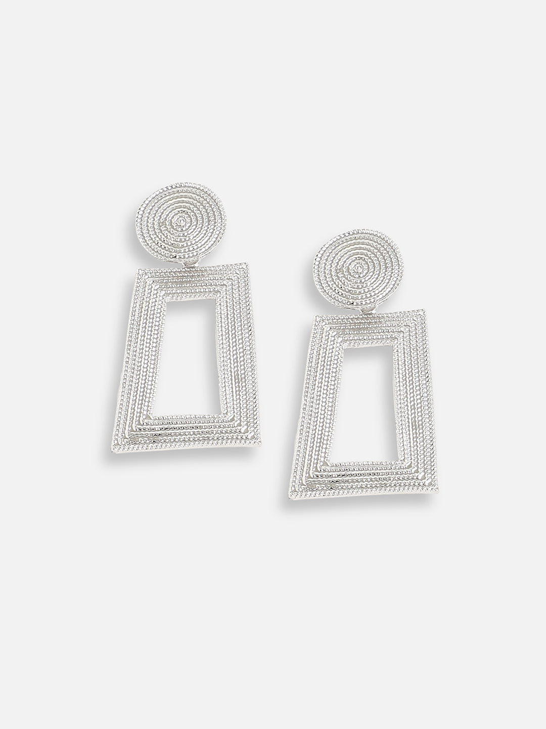 Silver Plated Designer Party Drop Earring For Women