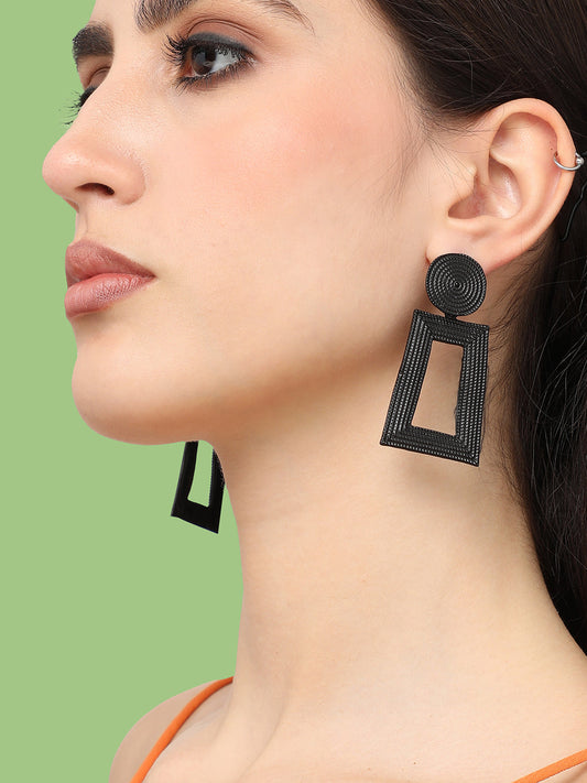 GOLD PLATED DESIGNER PARTY DROP EARRING FOR WOMEN