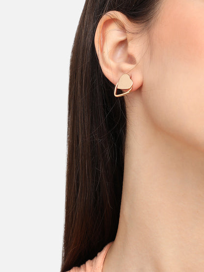 Gold Plated Designer Casual Stud For Women