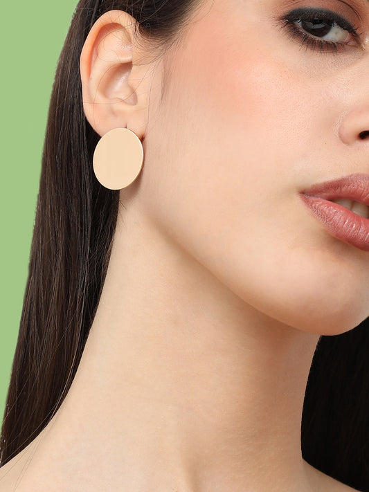 Gold Plated Designer Casual Stud For Women