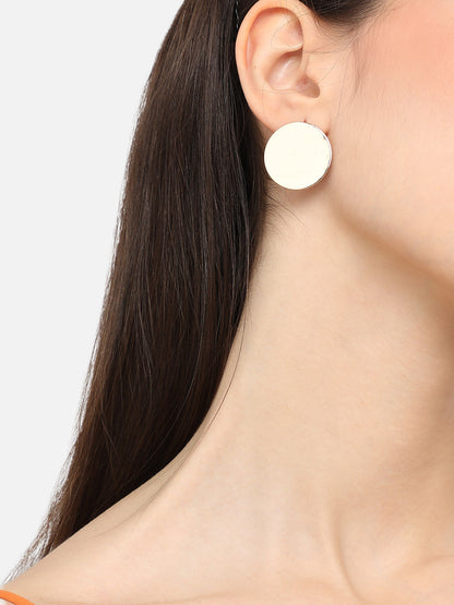 Gold Plated Designer Casual Stud For Women