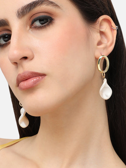 Gold Plated Designer Casual Drop Earring For Women