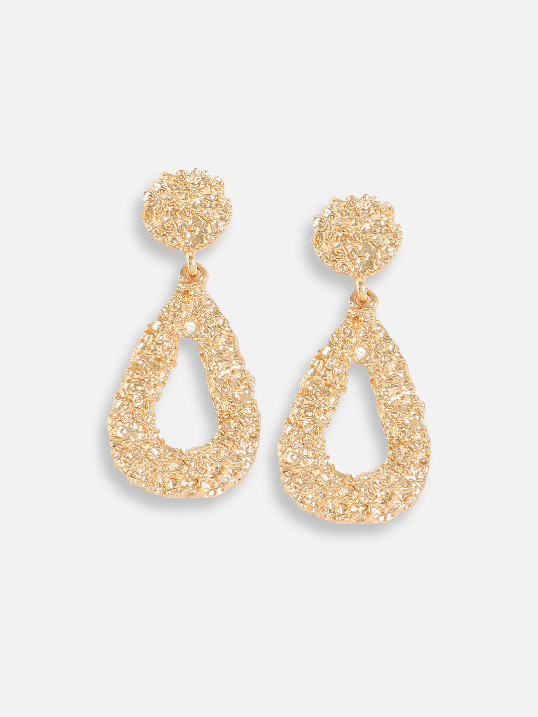 Gold Plated Designer Stone Party Drop Earring For Women