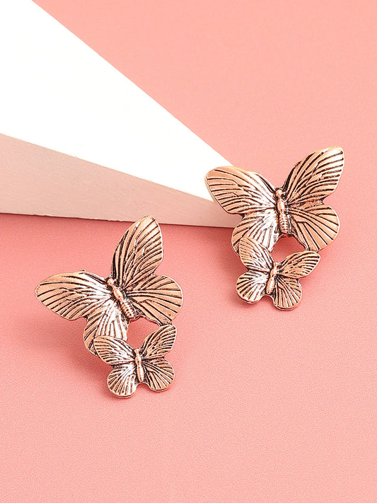 Gold Plated Designer Casual Stud For Women